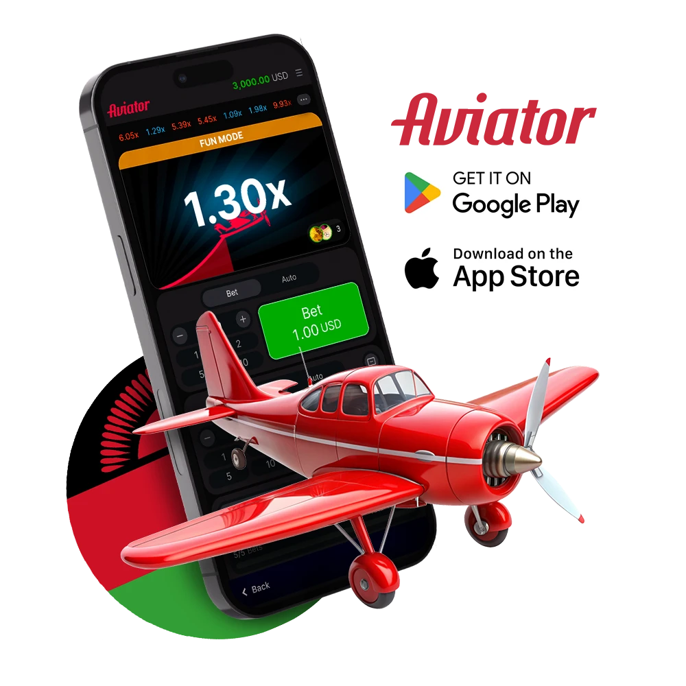 Play Aviator from the comfort of Malawi, download the mobile app.