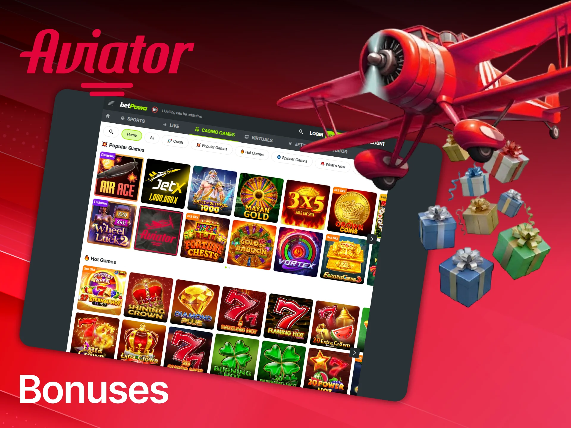 Claim the exciting bonuses available for Betpawa Aviator players.