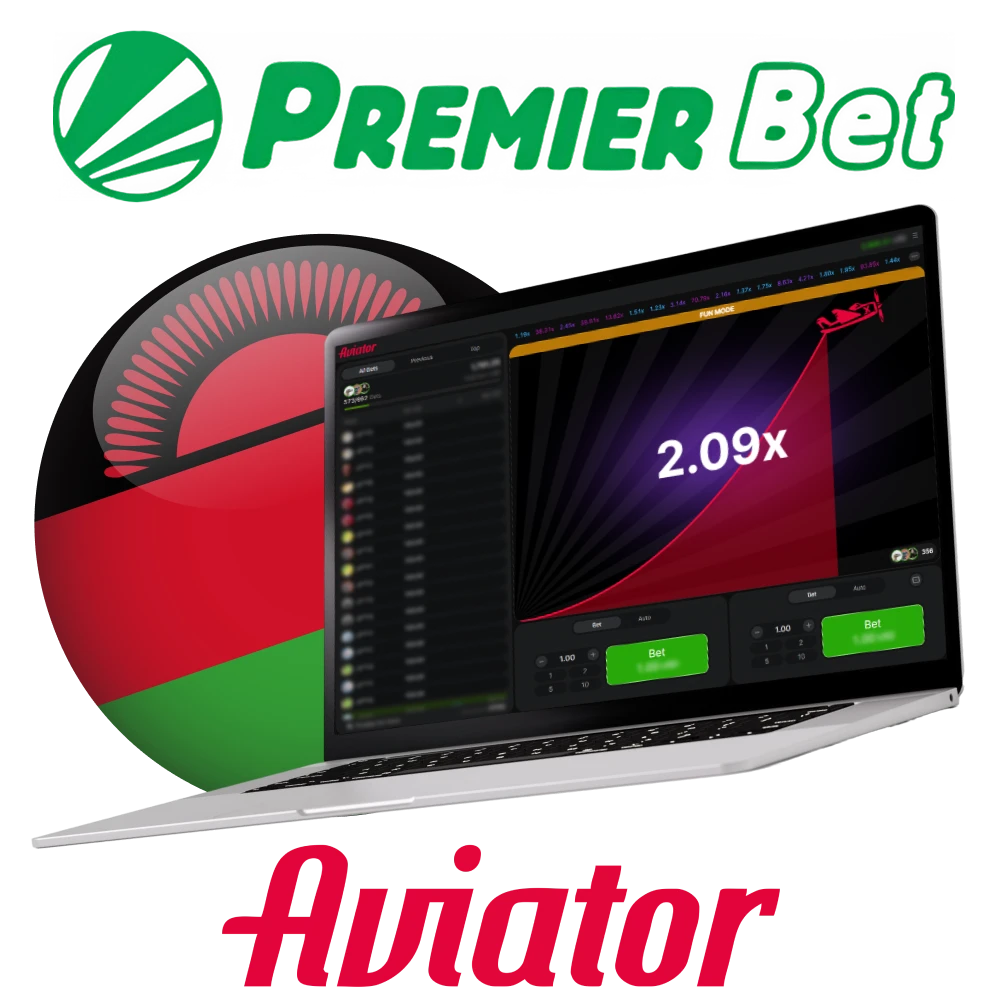 Play the fast-paced Aviator game on the Premier Bet platform.