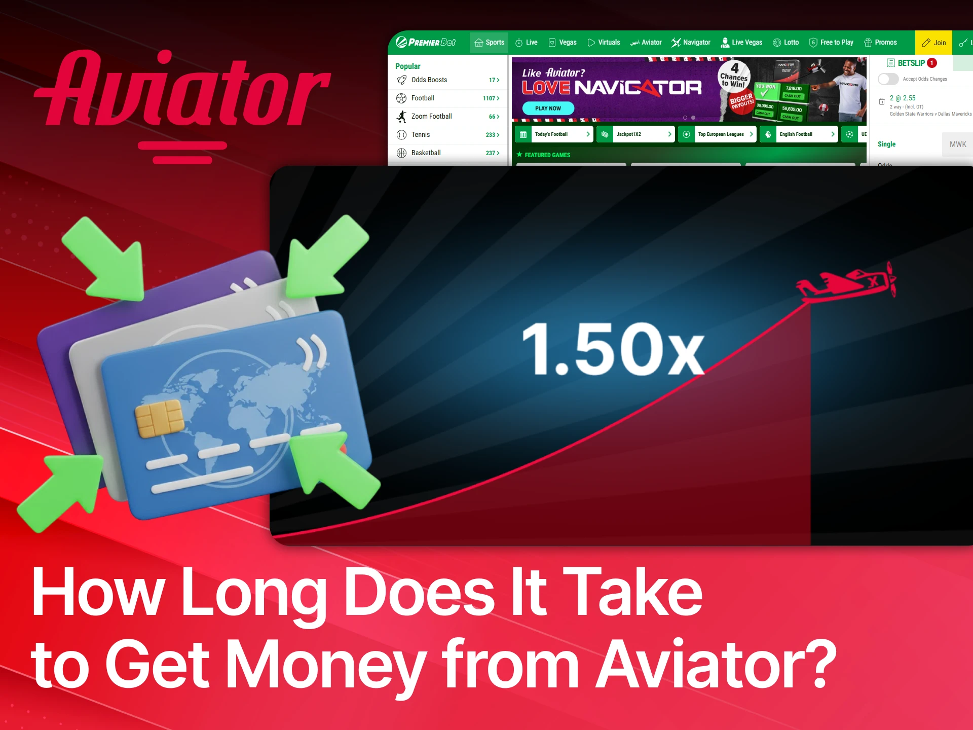 Learn how long you wait to cash out your Aviator profits from Premier Bet.