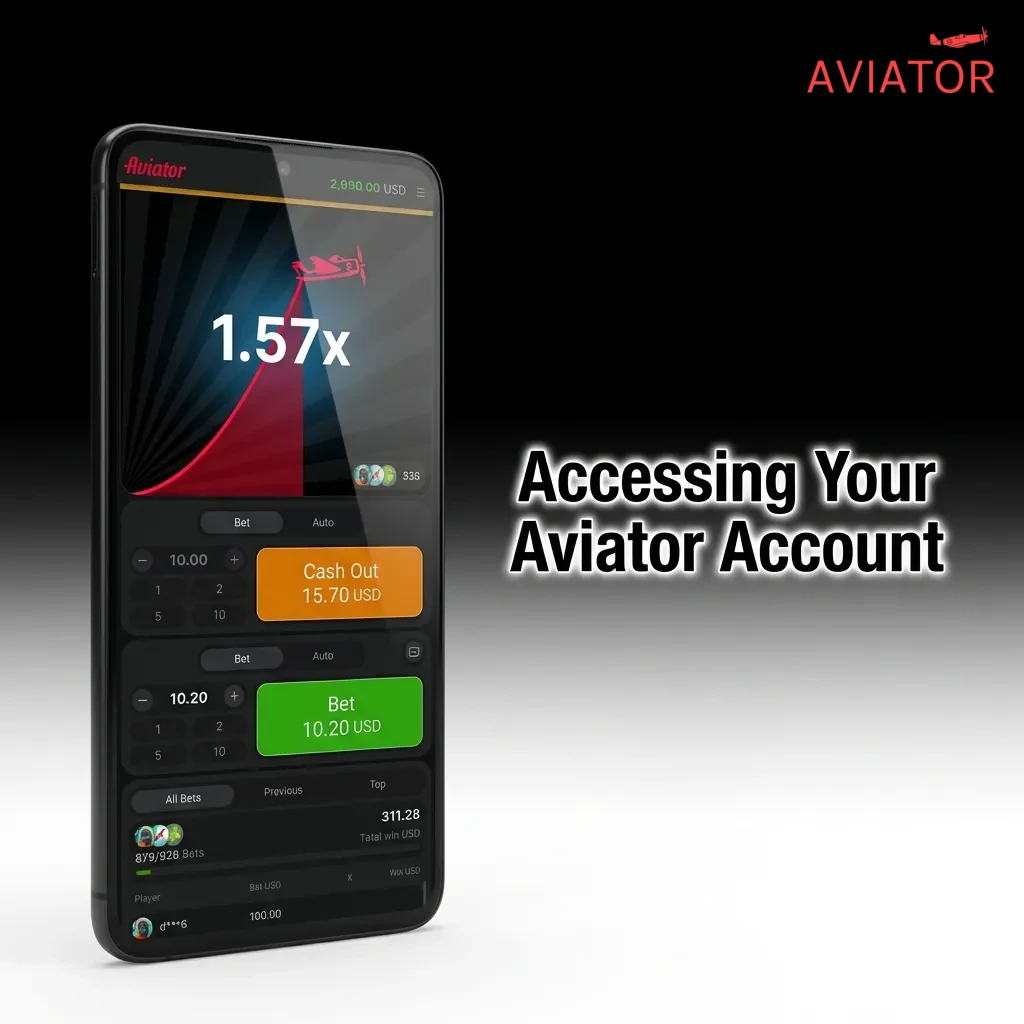 User entering login credentials on casino website to access Aviator game account and balance