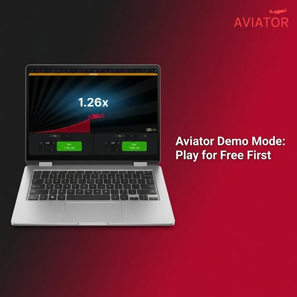 Aviator demo mode lets you play free with virtual credits, practise bets, auto cash out, and dual bets risk-free