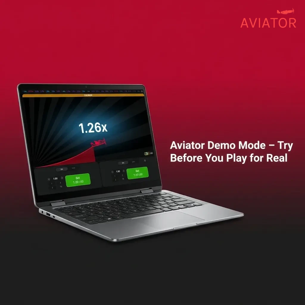 Aviator demo mode interface showing virtual credits gameplay with cash-out controls, available free at Indian online casinos