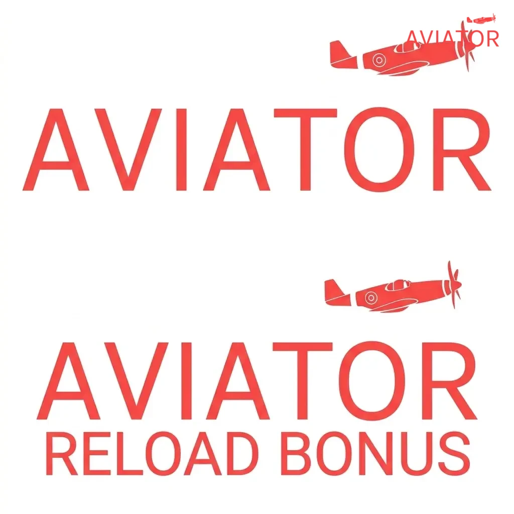 Casino reload bonus offer for existing players showing deposit match percentage with bonus funds for Aviator game