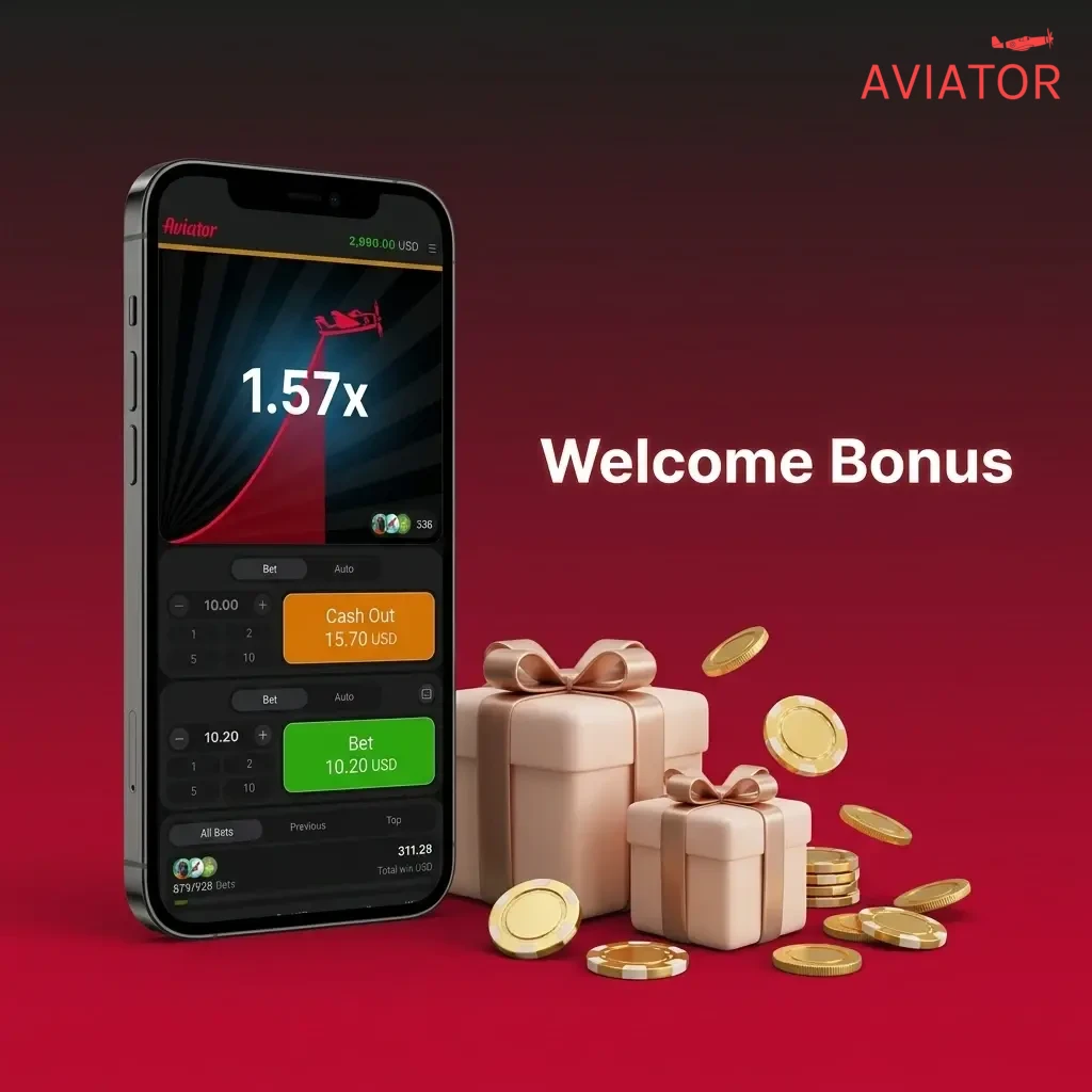 New player welcome bonus offer matching initial deposit to boost starting balance for Aviator gameplay