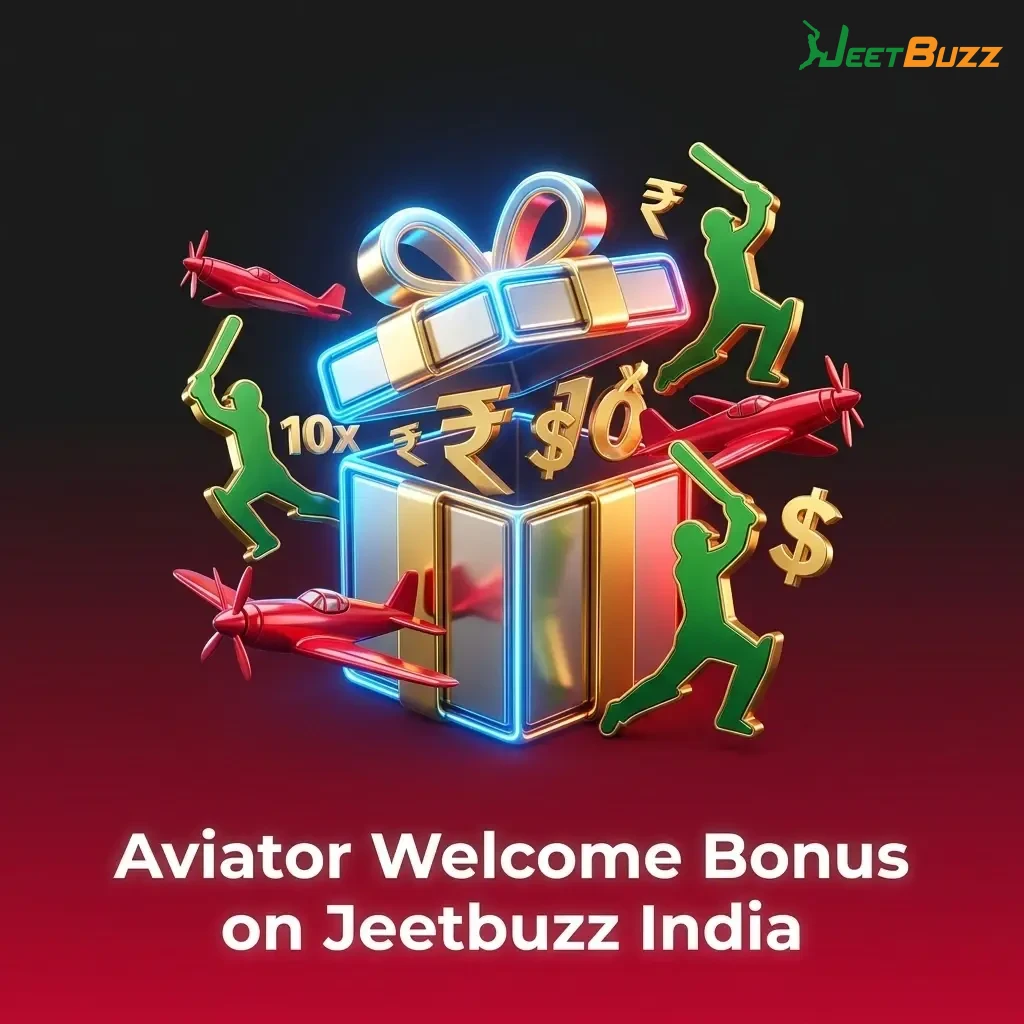 Jeetbuzz welcome bonus up to 100% for new players to explore Aviator game with first deposit from INR 500