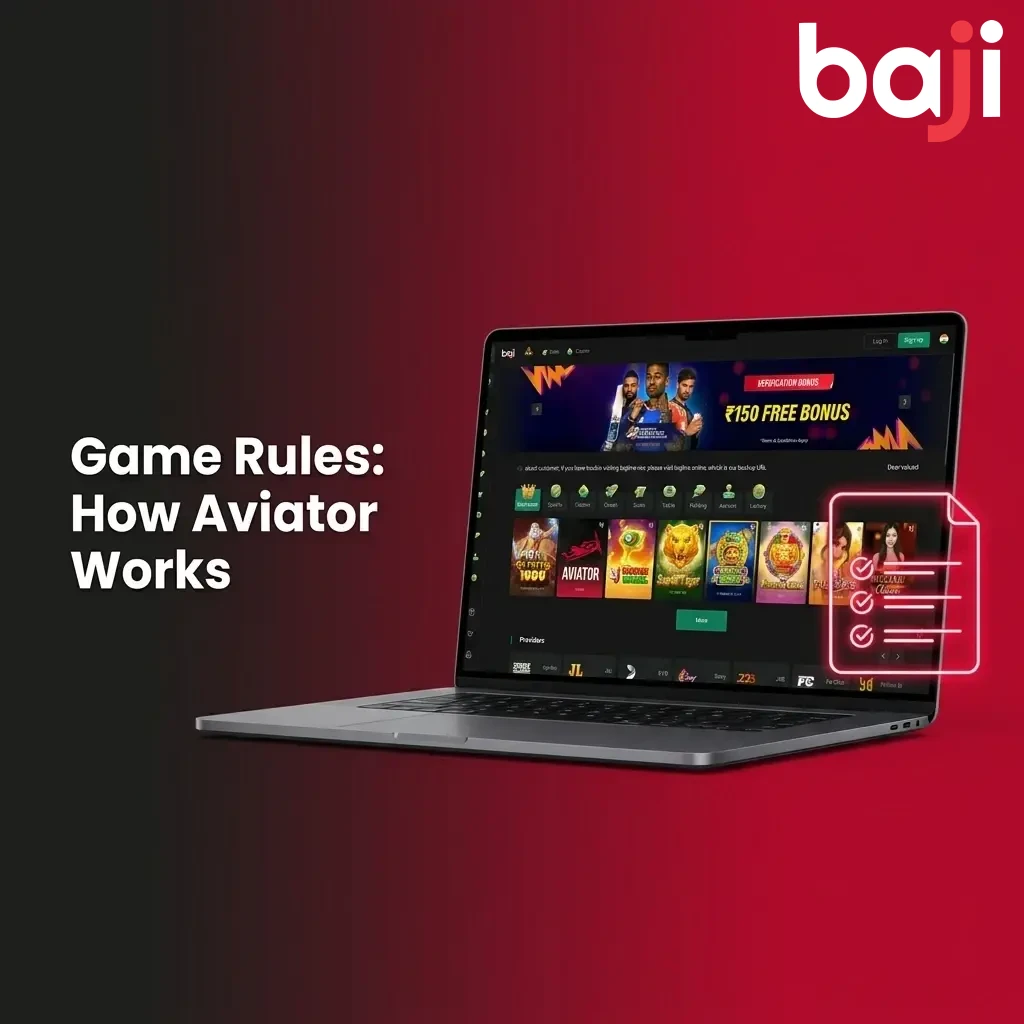 Aviator game rules showing plane takeoff with rising multiplier, bet limits 10–10,000 INR, and auto cashout feature explained