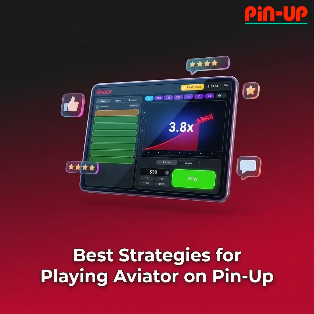 Aviator game strategies on Pin-Up including low multiplier cashout, dual bet split, and fixed stake sizing tips
