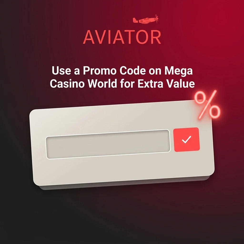 MCW50 promo code field during Mega Casino World registration to activate extra bonus value for new and existing players